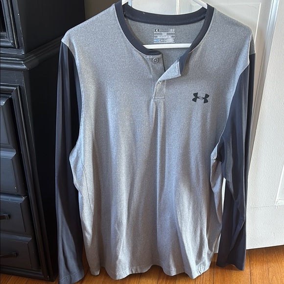 Under Armour Other - Under Armour Gray and Black Long Sleeve Tee